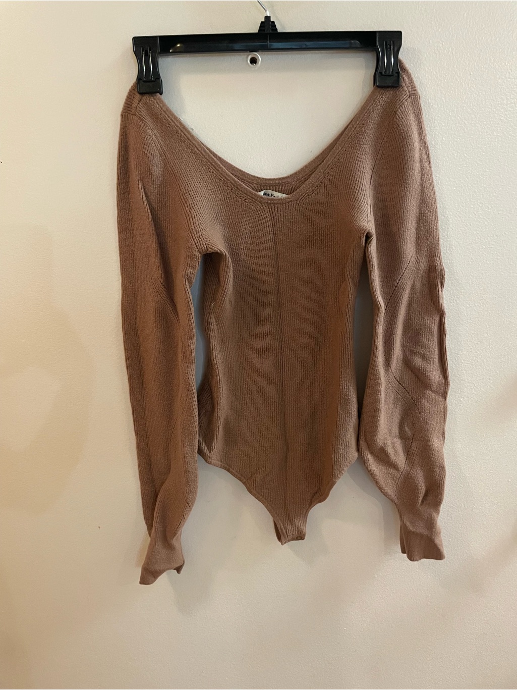 Brown Abercrombie Bodysuit